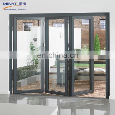 Aluminum Folding Door With 4 Panel Aluminum Screen Door