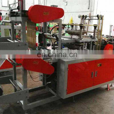 Two Lines High Quality Automatic PE HDPE LDPE Plastic Disposable Hand Bag Making Machine photo-4