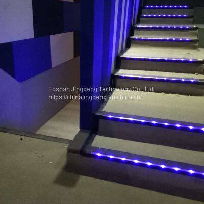 Whoesale Chinese Manufacturer Upward Blue Dot Light Emitting Carpet Step Stair Light for Cinema photo-4