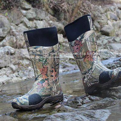 Outdoor Camo Rubber Boots,Hunting Rubber Boots,Fishing Rubber Boot,Forest Camo Boots,Loggers Boots photo-4