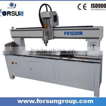 CE supply Cylindrical wood engraving machine/rotary axis processing cylindrical wood/cnc router for cylindrical objects