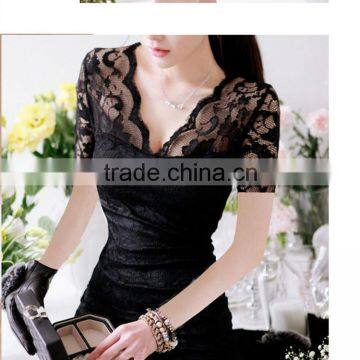 V Collar Fashion Dress Sexy Slim Evening Dress Sex Prom Dress photo-4