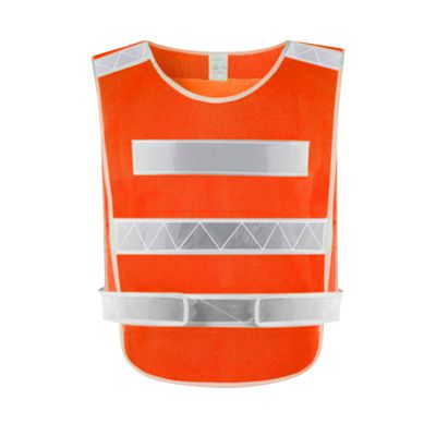 Reflective vest work clothes with front and rear surround reflective strips