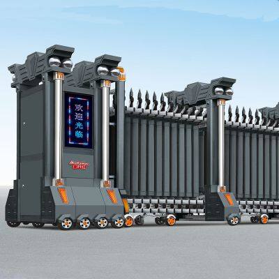 Automatic Folding Door, Sliding Door, Electric Door, Sliding Door, Segmented Aluminum Alloy Telescopic Door, Trackless Suspension Linear Door