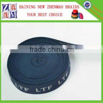 customized brand name design elastic wholesale jacquard ribbon                        
                                                                                Supplier's Choice