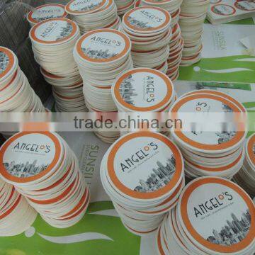 Wholesale Paper Drink Coasters, Fancy design cup pad & mat