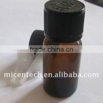 Glass bottle with child proof cap