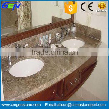 Washroom Widely Use Grey Natural Marble Countertop