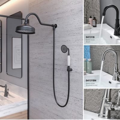 Highly adjustable      flexible       and compatible with various decor styles       comfortable water experience Suite mixer series