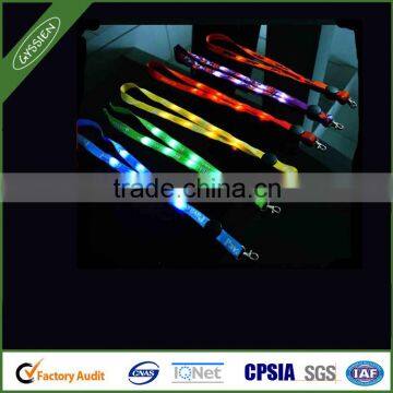 Fashionable in 2015 led lanyard with customs logo made in China