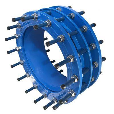 Ductile Iron Universal Flange Adaptor High Pressure 57-74 Oil Pipeline Water Treatment Firefighting Pipe Flange