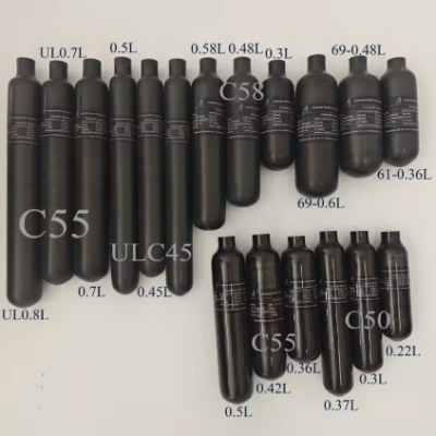 NEW 800CC T800 CARBON FIBER PCP 300BAR CARBON FIBER CYLINDER photo-2