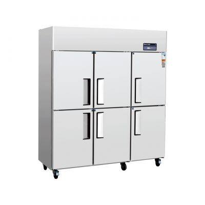High-Capacity American Style Upright Freezer American Style Upright Six Small Door Chiller or Freezer