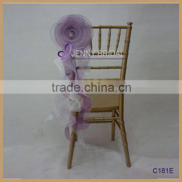 C147G Silver Gray Wedding Cheap Chair Covers Chair Sashes photo-6