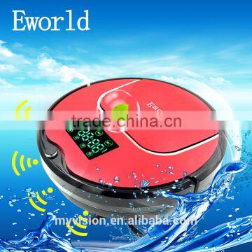 650ML Mini Robot Vacuum Cleaner, Mop Function, 4 Kinds of Working Modes,Anti-Collision,LED Light CLEANER