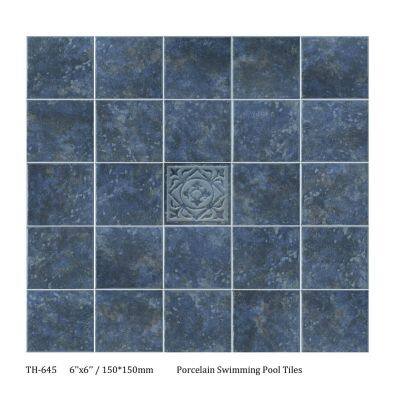 Premium 150x150mm Porcelain Swimming Pool Tiles From Foshan YUPURONG photo-3