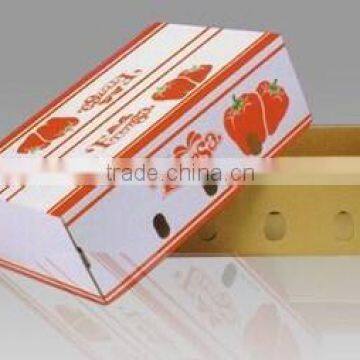 printed corrugated cartons for fresh vegetable packaging