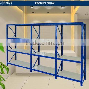 High Gloss Metal Furniture Double Side Storage Rack 4 Tier Iron Shelf Quality Choice photo-3