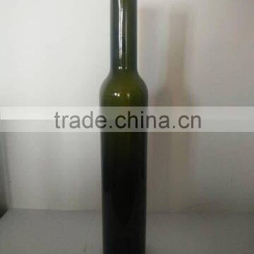 375ml green color glass ice wine bottle