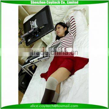 Height Adjustable Angle Rotatable Foling Computer Desk With Wheels Portable photo-4