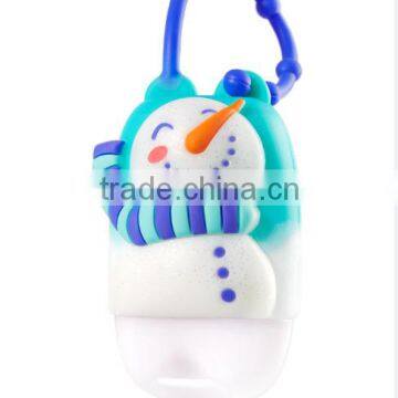 Christmas gift silicone hand sanitizer holder