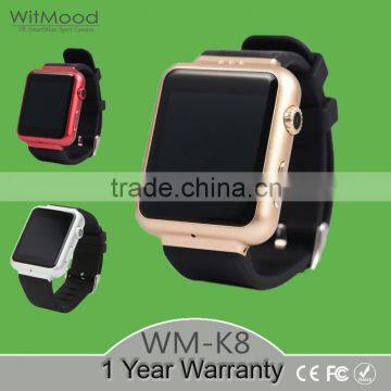 witmood 2016 sim card wifi bluetooth smart mobile phone bluetooth smart watch 3G wrist band watch