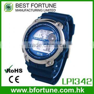 LP1342_BL Blue color Chrono Alarm Date/Day Tech digital Multifunction digital watch large display