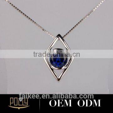 Hot Sale Fashion 925 Silver Jewerly American Diamond Necklace Sets