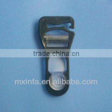 Suspender plastic clip