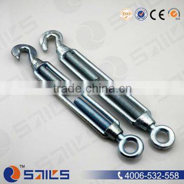 Electro Galvanized Commercial Type Turnbuckles Hook and Eye