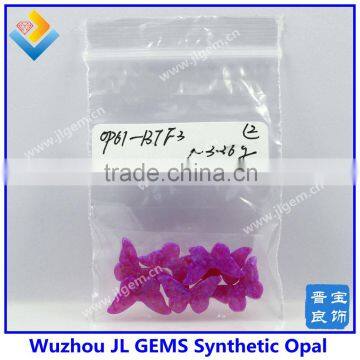 Synthetic Opal Jewelry Pink Op61 Butterfly Pendant for Making Necklace and Bracelet photo-6