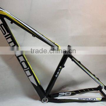 alloy Mountain bike frame XC29 Yellow