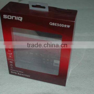 packaging box plastic see through shoe box A55