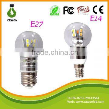 Great sale candle light e27 3w candle bulb light led