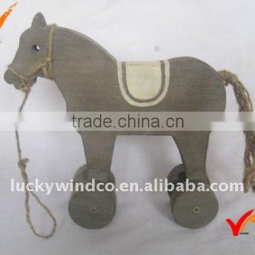 horse wood decor