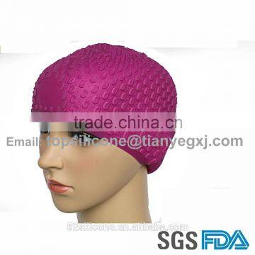 custom logo adult kid size silicone swim cap,professional silicone swimming cap manufacturer
