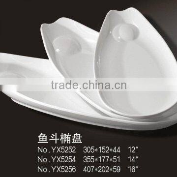 melamine irregular dish