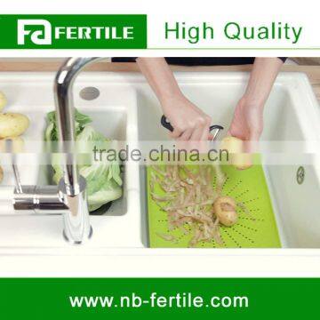 WFZ123573 Sinkstation Flat Colander Rose Color Plastic Kitchen Sink Strainer photo-6