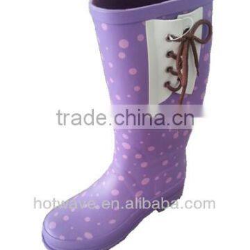 2014 new style lady's fashion rainboots/rubber boots