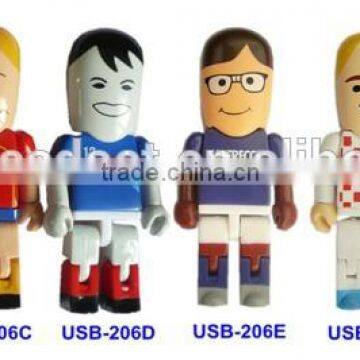 Plastic Funny Variety Mankind Shape USB Flash Drive ( USB-206 ) photo-3