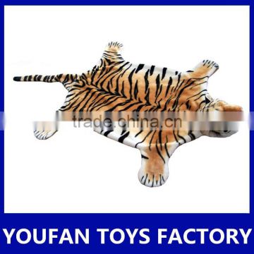 lifelike plush tiger fur carpet