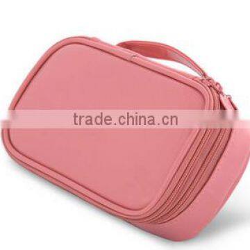 Taobao beauty cosmetic case,promotional pu makeup bag,travel jewelry organizer