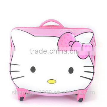 2016 lovely Children Luggage Bag with Cartoon Character School Trolley Bag Children Luggage pink kids travel bag online shopping