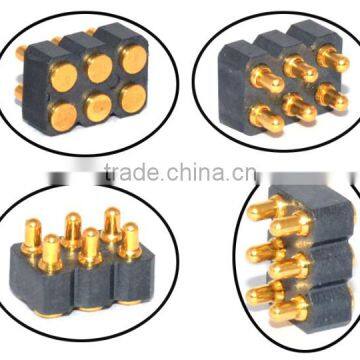 3 pin connectors with spring loaded pogo pin