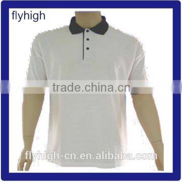 Mens Polo T shirt,100%Cotton Two Colors Mens Printing Wholesale Bulk