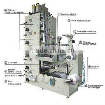 1 color adhesive sticker label printer