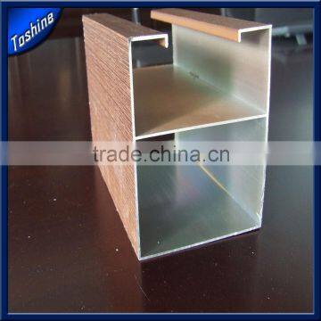 wood gain aluminum profile extrusion