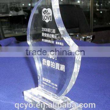 oscar trophy awards with clear base for wholesale