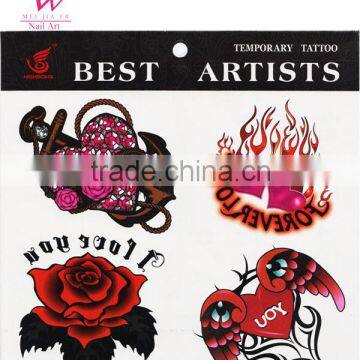 The New release tattoo stickers waterproof female love love love