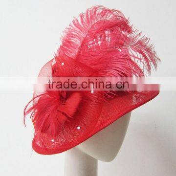 Sinamay hat/party hat/church hat/racing hat